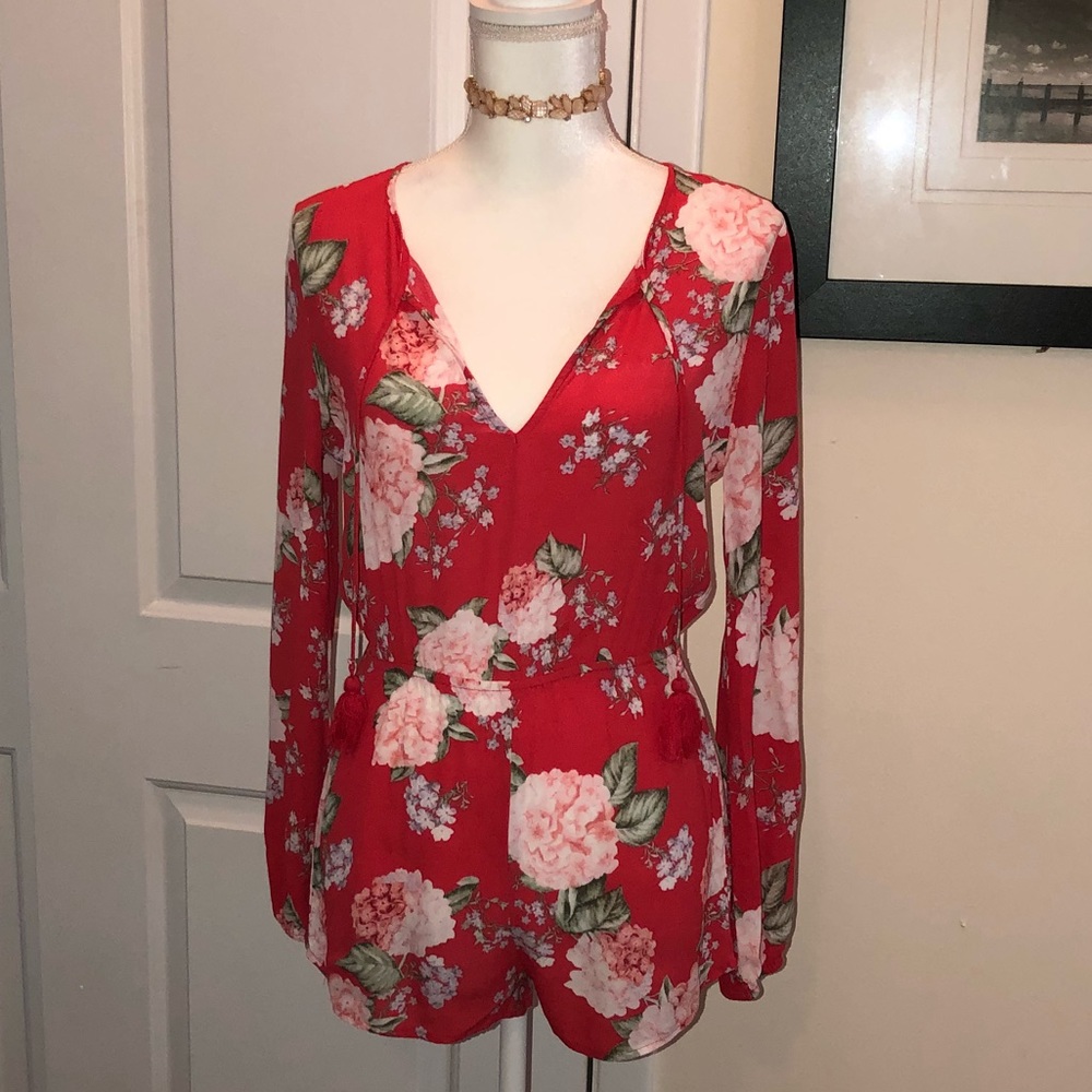 🌺Floral Tassel Romper from Forever 21🌺